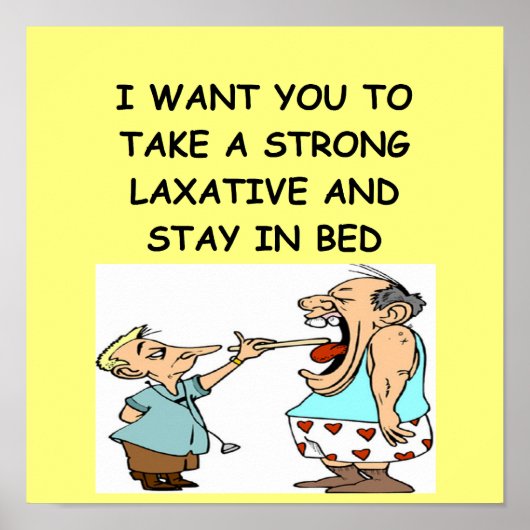 grappige dokter poster (Voorkant)