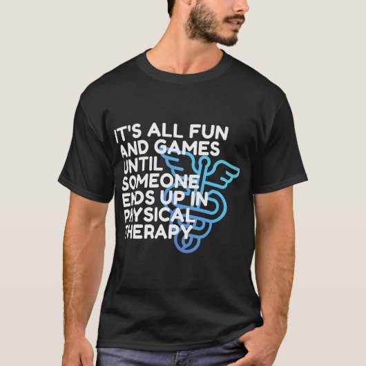 Grappige dokter van fysiotherapie, PT, DPT T-shirt (Voorkant)
