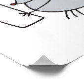 grappige doktermuis poster (Hoek)