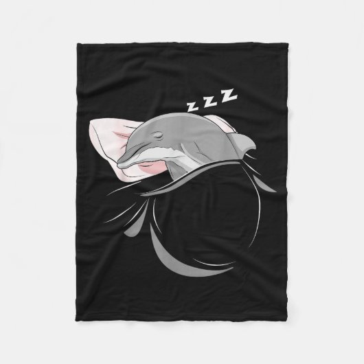 Grappige dolfijn Merch voor vrouwen, mannen & Fleece Deken (Voorkant)