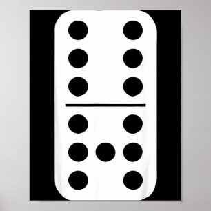 Grappige Domino Meme Zes Zeven Speel Strategie Num Poster