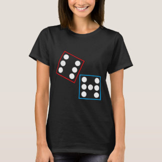 Grappige Domino Zes Zeven Meme 67 Dominostenen Wis T-shirt