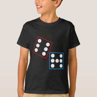 Grappige Domino Zes Zeven Meme 67 Dominostenen Wis T-shirt