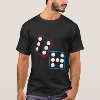 Grappige Domino Zes Zeven Meme 67 Dominostenen Wis T-shirt