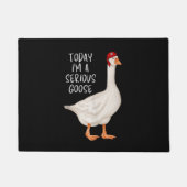 Grappige Domme Gans Quote Vandaag Ben Ik Een Serie Deurmat (Voorkant)