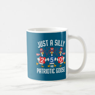 Grappige domme patriottische ganzen kunst koffiemok