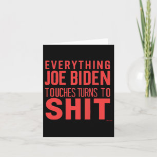 Grappige Donald Trump 2024 Alles Joe Biden Touch Kaart