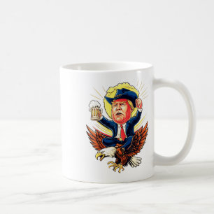 Grappige Donald Trump 2024 neemt de Amerikaanse ve Koffiemok