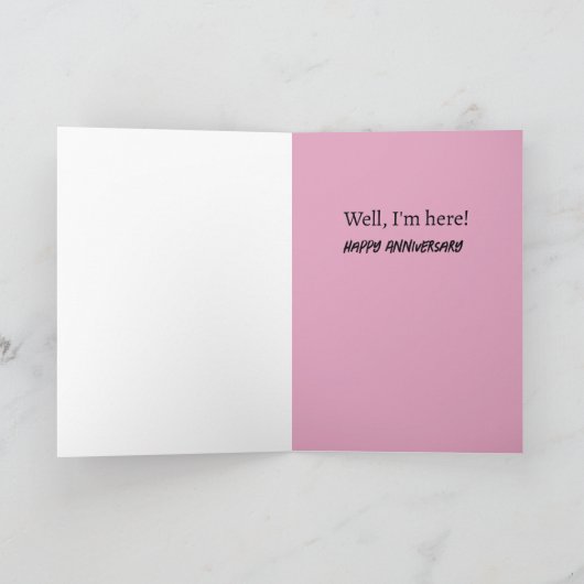 Grappige Donald Trump Cartoon Gefeliciteerd Huweli Kaart (Binnen)