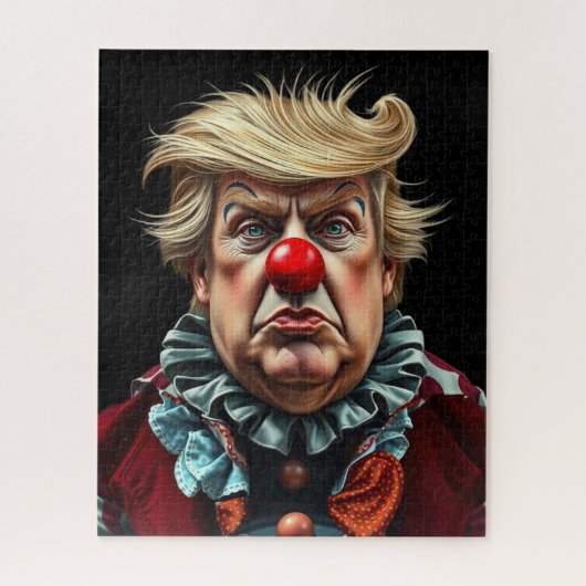 Grappige Donald Trump Clown Legpuzzel (Verticaal)