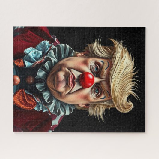 Grappige Donald Trump Clown Legpuzzel (Horizontaal)