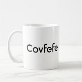 Grappige Donald Trump "Covfefe" Koffiemok (Links)