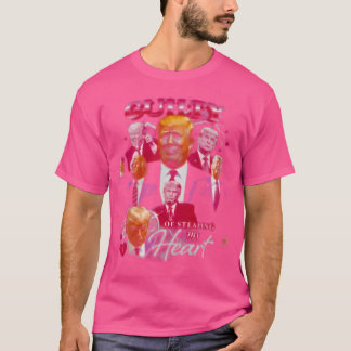 Grappige Donald Trump die mijn hart steelt T-shirt