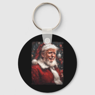 Grappige Donald Trump Kerstman Kerstman Daddy's H Sleutelhanger