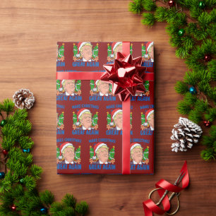 Grappige Donald Trump maakt kerst weer geweldig Cadeaupapier