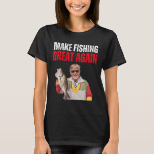 Grappige Donald Trump Maakt Vissen Groot Again Vis T-shirt