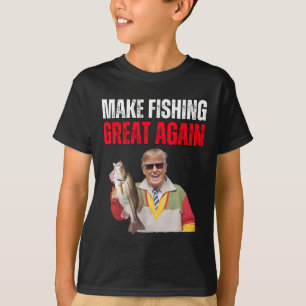 Grappige Donald Trump Maakt Vissen Groot Again Vis T-shirt