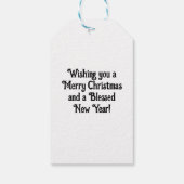 Grappige Donald Trump MAGA Kerstman Cadeaulabel (Achterkant)