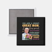 Grappige Donald Trump Moederdag Houd Bloem Grappig Magneet (Voorkant / Achterkant)