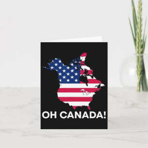 Grappige Donald Trump Oh Canada 51e Staat Usa Amer Kaart