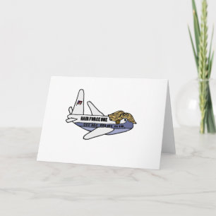 Grappige Donald Trump Presidential Airplane Kaart