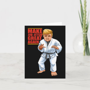 Grappige Donald Trump Republikein - Jiu-jitsu en B Kaart