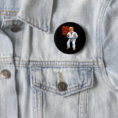 Grappige Donald Trump Republikein - Jiu-jitsu en B Ronde Button 5,7 Cm (In situ)