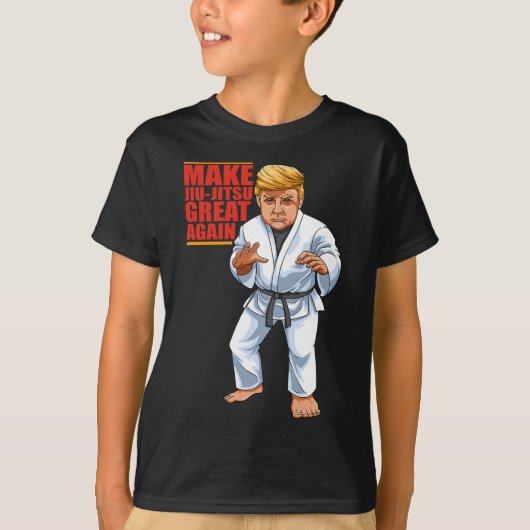 Grappige Donald Trump Republikein - Jiu-jitsu en B T-shirt (Voorkant)