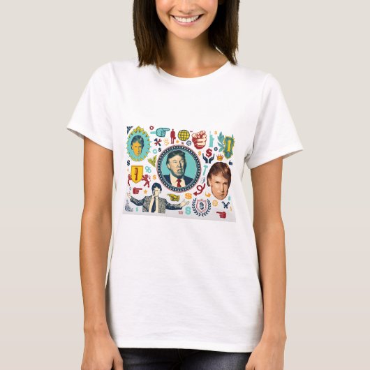 grappige donald trump t-shirt (Voorkant)