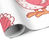 grappige donald trump Thanksgiving turkey roze Cadeaupapier (Rol Hoek)