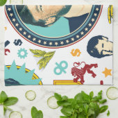 grappige donald trump theedoek (Gevouwen)