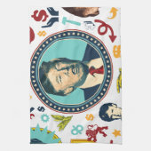 grappige donald trump theedoek (Verticaal)