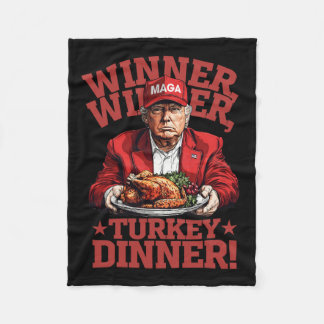 Grappige Donald Trump Winnaar Turkije Diner Tha Fleece Deken