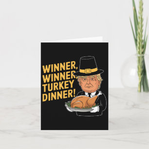 Grappige Donald Trump Winnaar Turkije Diner Tha Kaart