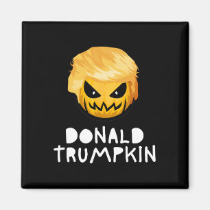 Grappige Donald Trumpkin Halloween Trump Kostuum Magneet