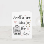 Grappige donkere Humor, gefeliciteerd met je Verlo Kaart (Voorkant)