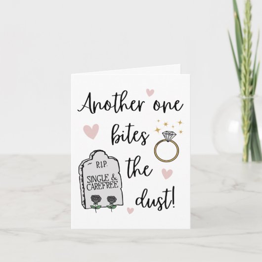 Grappige donkere Humor, gefeliciteerd met je Verlo Kaart (Voorkant)