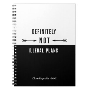 Grappige donkere humor notitieboek, sarcastisch da notitieboek