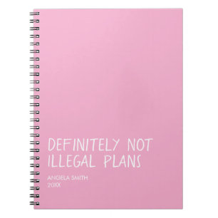 Grappige donkere humor notitieboek, sarcastisch da notitieboek