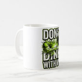 Grappige 'Don't Dink With Me' Pickleball Koffiemok (Voorkant links)