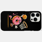 Grappige Donut Dunking Basketbal Voedsel Kampioen  Case-Mate iPhone Case (Achterkant (horizontaal))