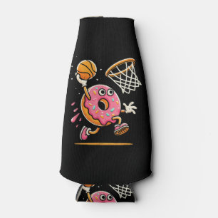 Grappige Donut Dunking Basketbal Voedsel Kampioen Flesjeskoeler