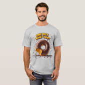 Grappige donut - Een beet doet geen pijn T-shirt (Voorkant volledig)