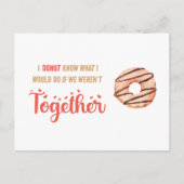 Grappige Donut Know Valentijnsdag Notitiekaart (Voorkant)