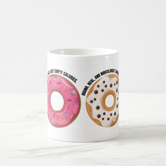 Grappige Donut Mok – Echt & Verschrikkelijk Lekker (Center)