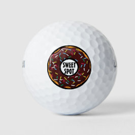 Grappige donut sweet spot golfballen