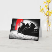 Grappige dood Happy Birthday Kaart (Gele Bloem)