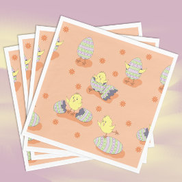 Grappige Doodle Paasklompapieren Servetjes Servet