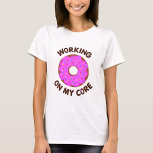 Grappige Doughnut Workout T-shirt