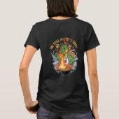 Grappige Draak Grill Meester BBQ & Grill Cartoon T-shirt (Achterkant)